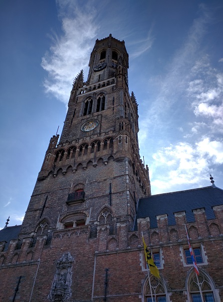 The Belfry tower, Bruges, Belgium - Taken by me on our 2016 family vacation